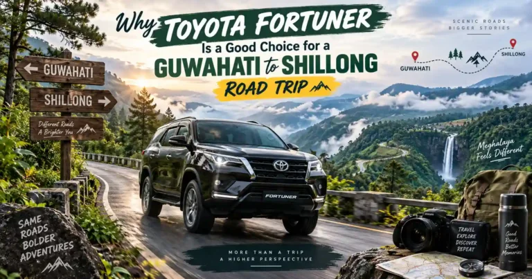 Why Toyota Fortuner Is a Good Choice for a Guwahati to Shillong Road Trip