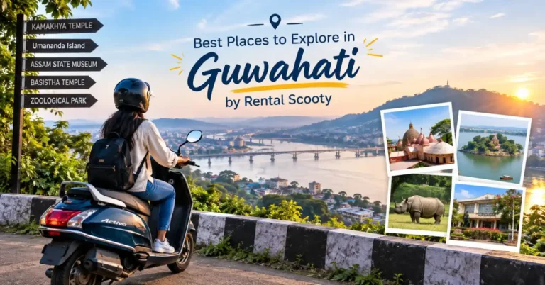 places to visit in Guwahati by scooty