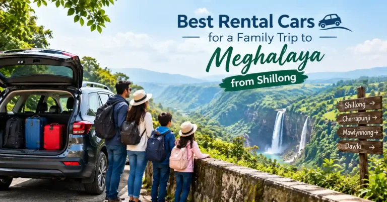 best rental cars for Meghalaya family trip